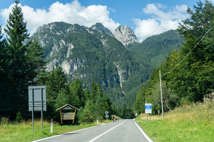 Driving through Italy back to Slovenia