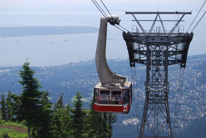 Cable car to Grouse Mountain