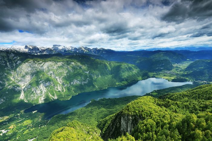 Lake Bohinj from the Vogel Resort