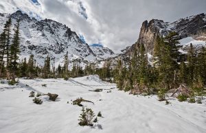 Rocky Mountains in the Winter