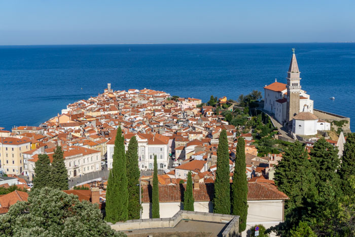 View from Piran's City Walls
