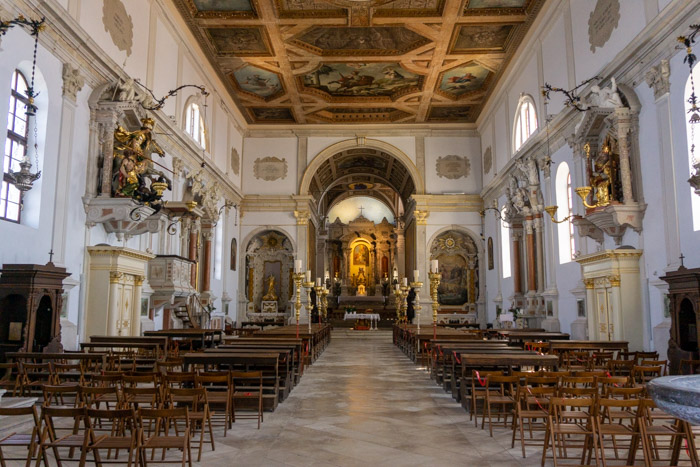 Inside St George's Parish Church