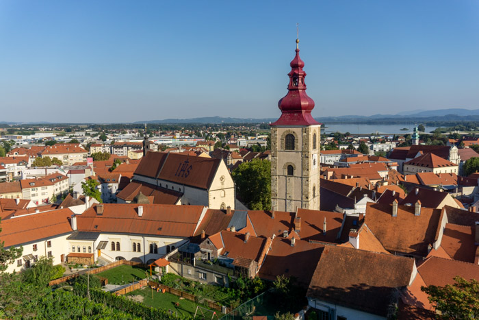View of Ptuj from the castle