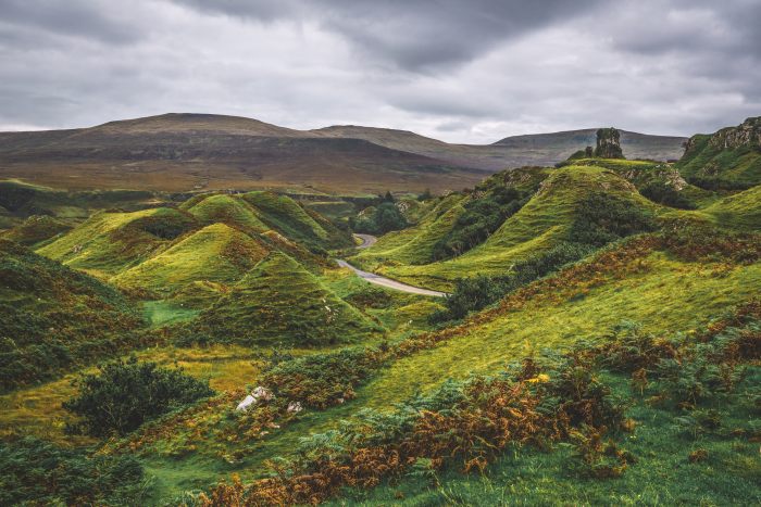 Fairy Glen on the Isle of Skye