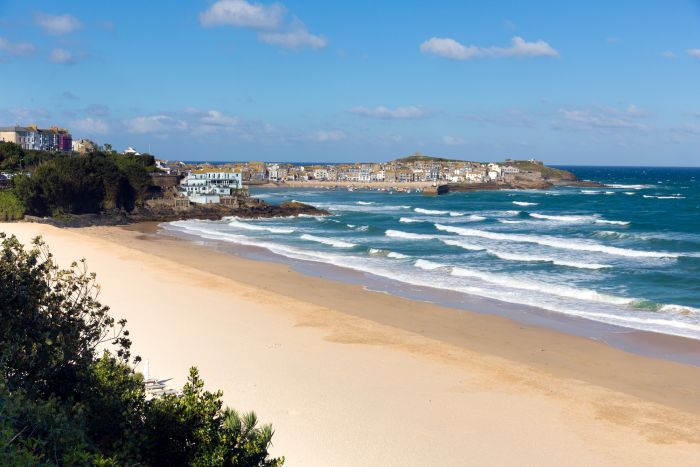 Porthminster beach in St Ives
