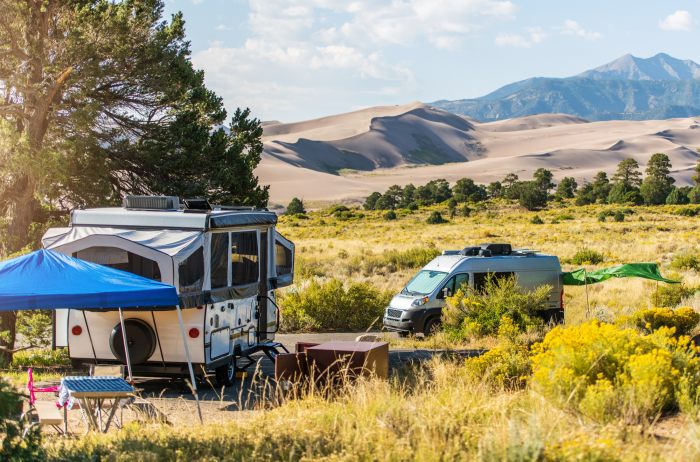 RV Camping in Great Sand Dunes,