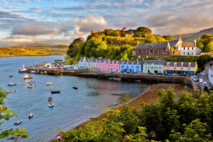 The town of Portree