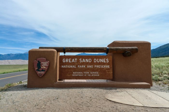 Entrance to Great Sand Dunes National Park