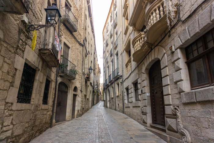 Winding streets of Girona