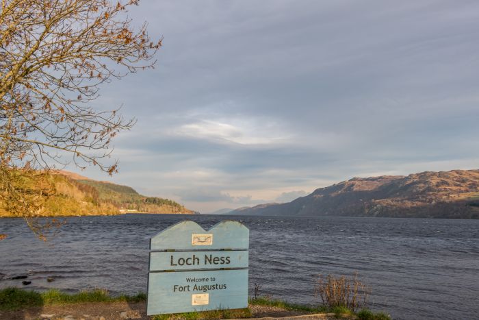 View of Loch Ness in Fort Augustus