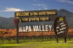 Napa Valley Welcome Sign