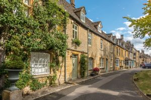 The Cotswold town of Stow on the Wold