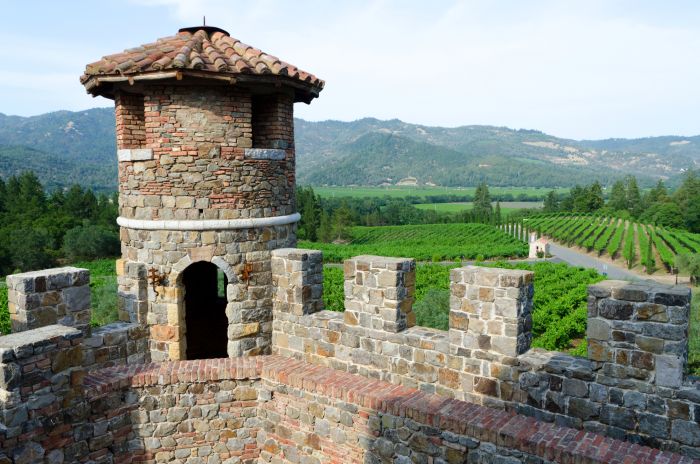 View from Castello di Amorosa