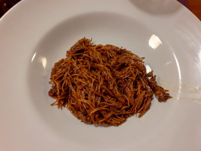 Fideua from La Taverna del Barri Vell
