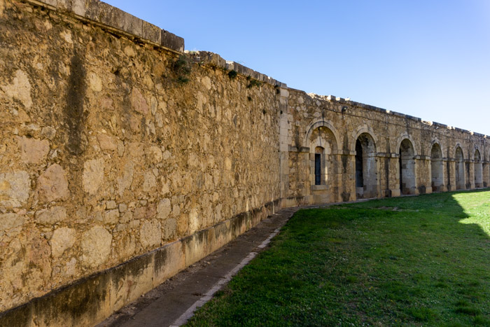 Walls of Castell de Sant Ferran