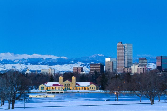 Downtown Denver in Winter