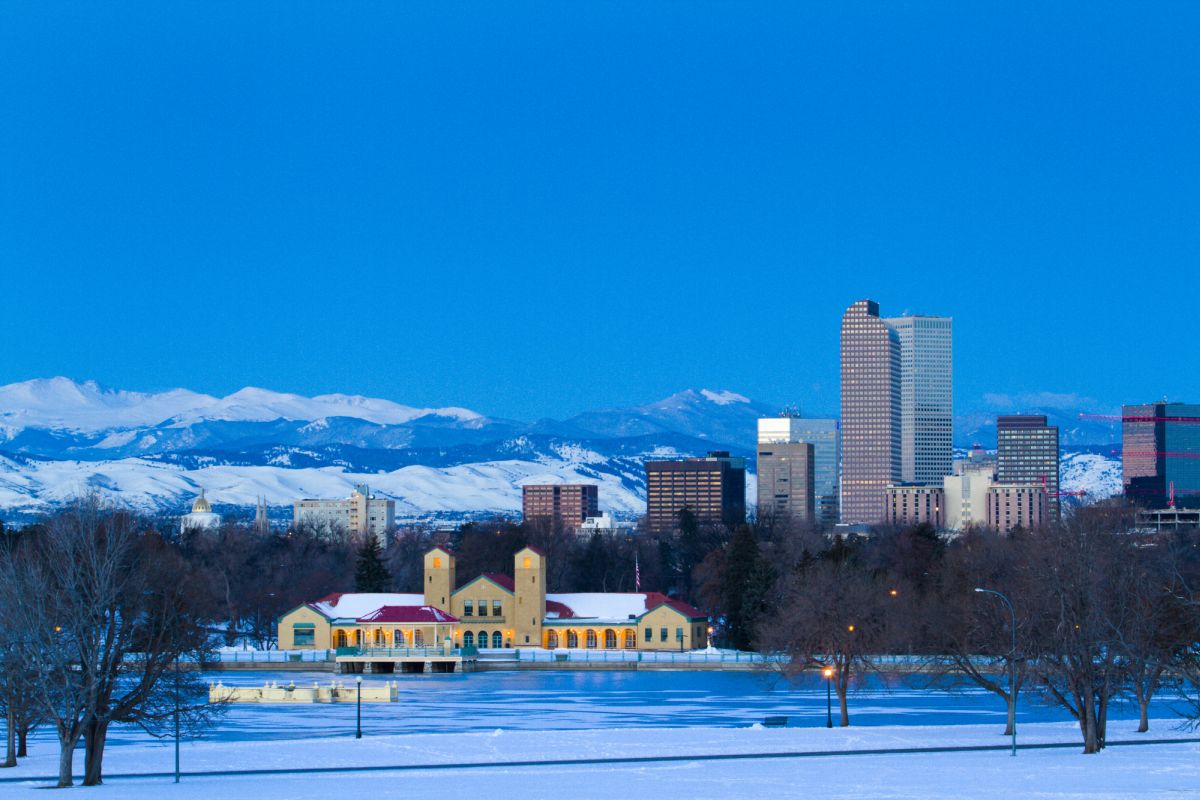 Downtown Denver in Winter