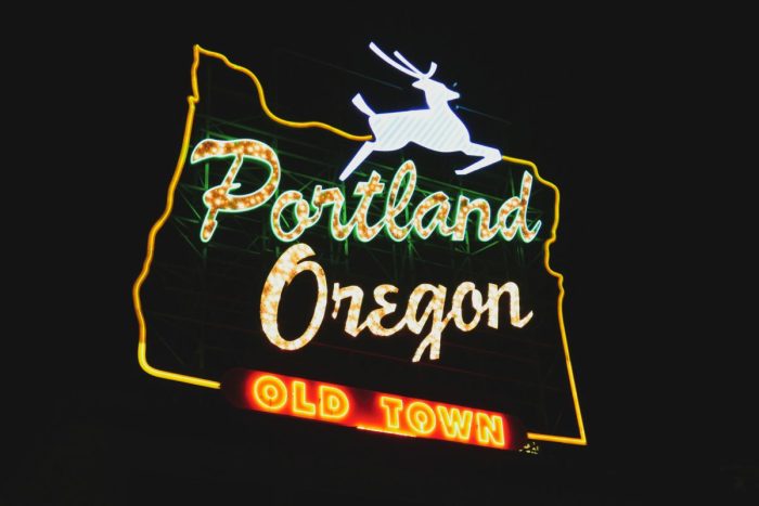 Portland Old Town Sign