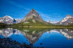Beautiful Two Medicine Lake in Glacier National Park