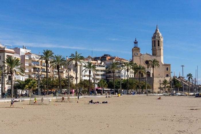 The town of Sitges