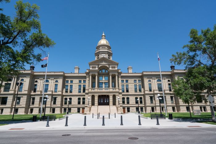 Wyoming State Capitol Building in Cheyenne