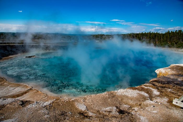 Excelsior Geyser Crater in Yellowstone
