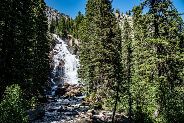 Hidden Falls in Grand Teton
