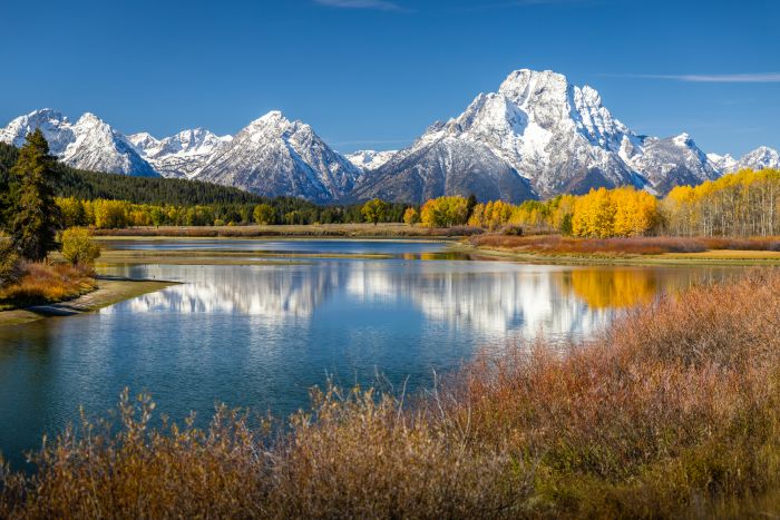 Mount Moran view from Oxbow Bend