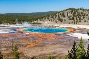 Grand Prismatic Spring in Yellowstone National Park