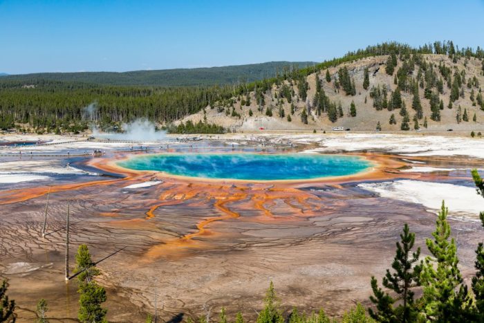 Grand Prismatic Spring in Yellowstone National Park