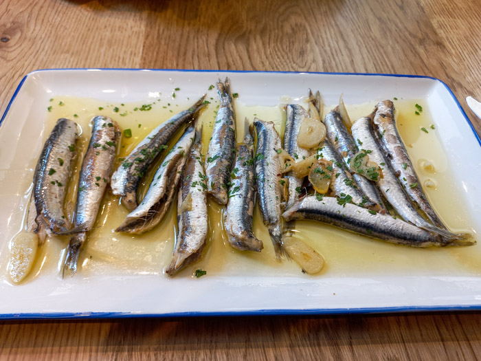 Anchovies from Bar Antonio