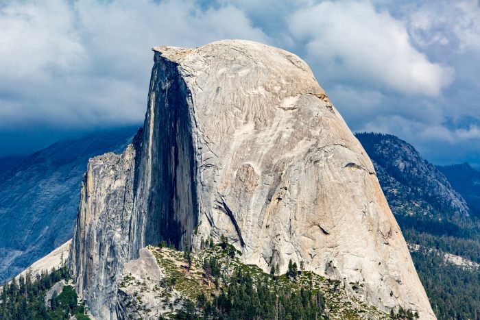 Closeup of Half Dome