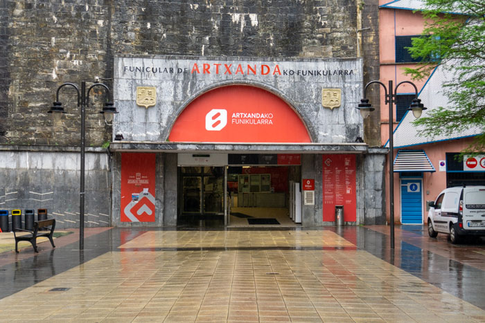 Artxanda Funicular Entrance