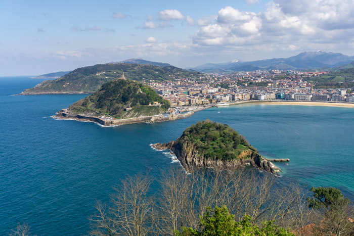 View of San Sebastian from Monte Igeldo