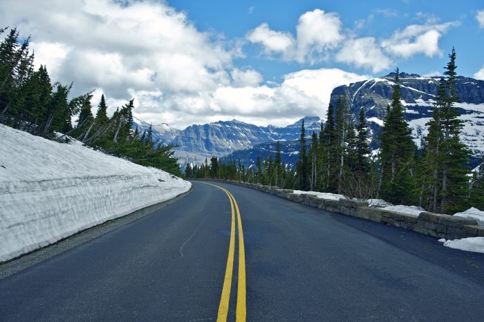 Mountain Road in Montana