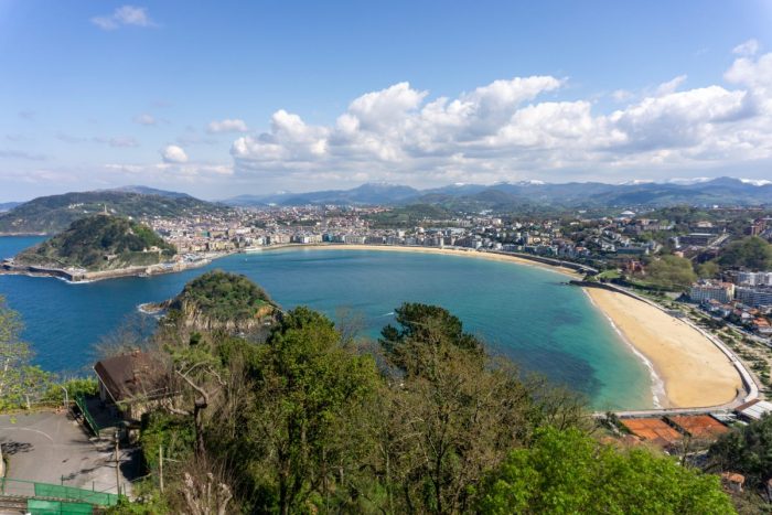 View of San Sebastian from Monte Igeldo