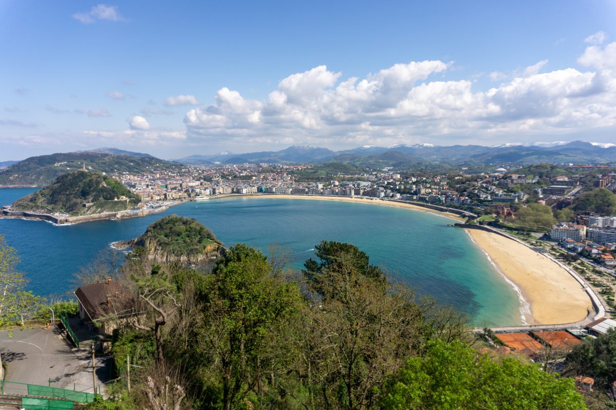 View of San Sebastian from Monte Igeldo