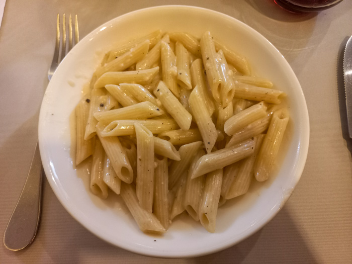 Cacio Pepe - a typical Roman dish