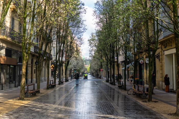 Walking through San Sebastian's city centre