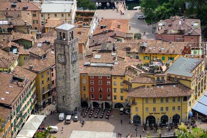 Riva del Garda from above