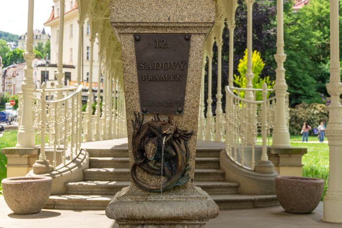 A tap in the Sadová Colonnade