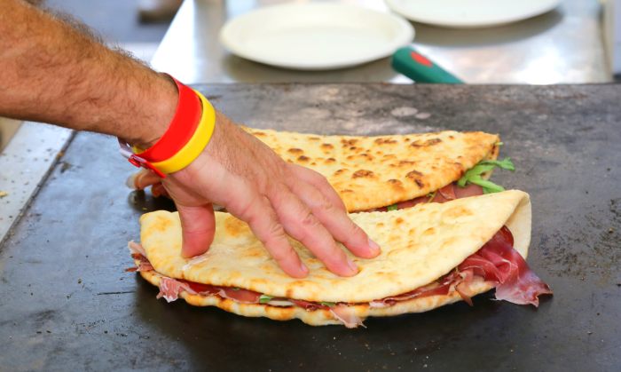 Fresh piadini