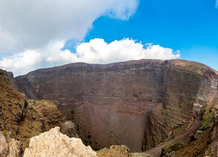 Vesuvius Volcano Crater