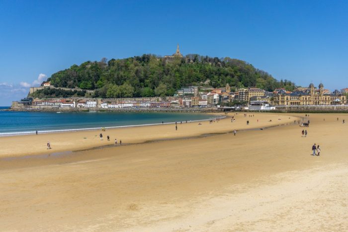 La Concha Beach in San Sebastian