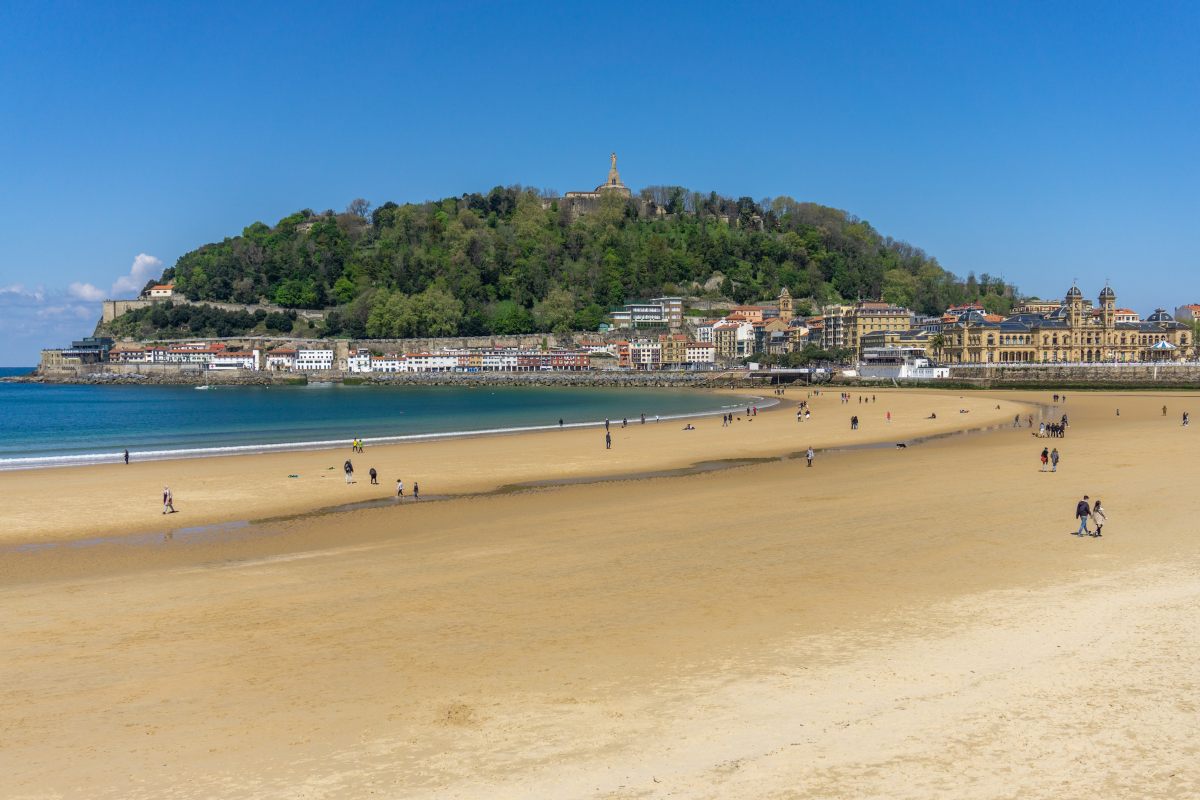 La Concha Beach in San Sebastian