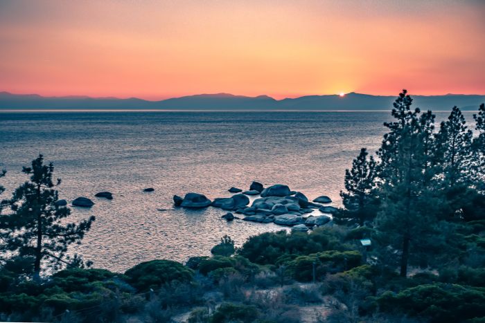 Sunset on Lake Tahoe