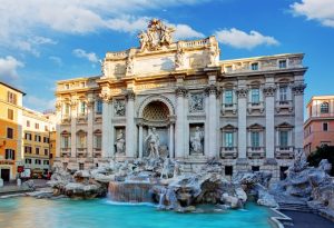 The iconic Trevi Fountain in Rome