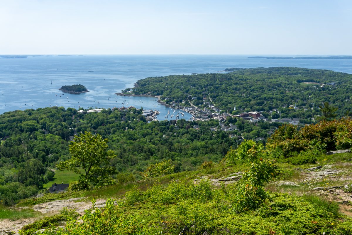 Camden Harbor from Mount Battie