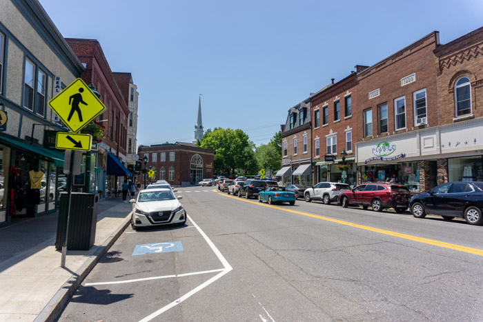 Driving through Camden