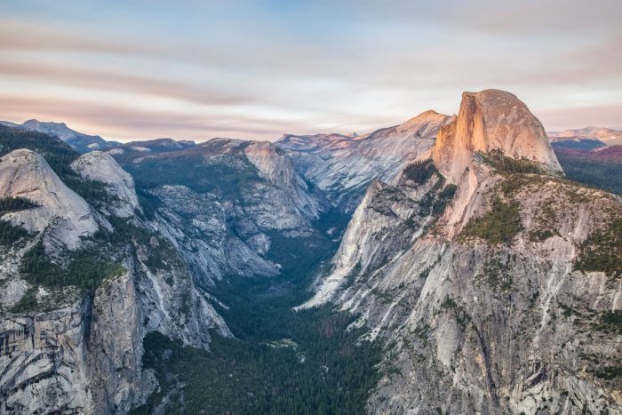 Glacier Point in Yosemite National Park